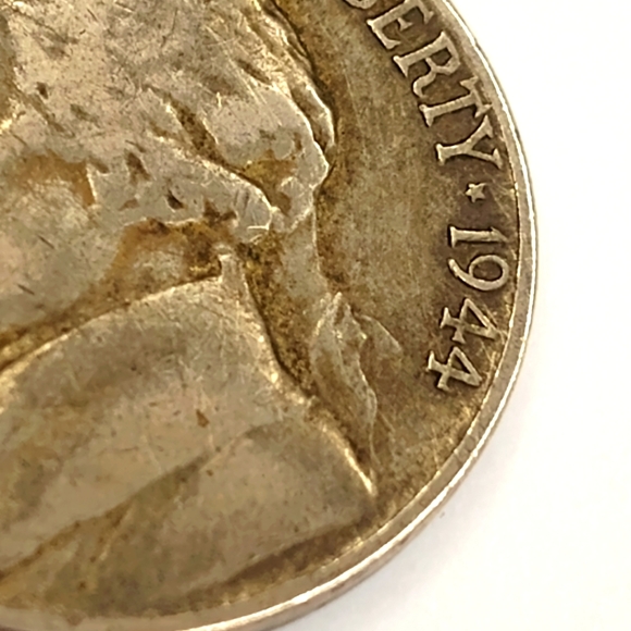 1944-D JEFFERSON WAR NICKEL - Picture 3 of 6